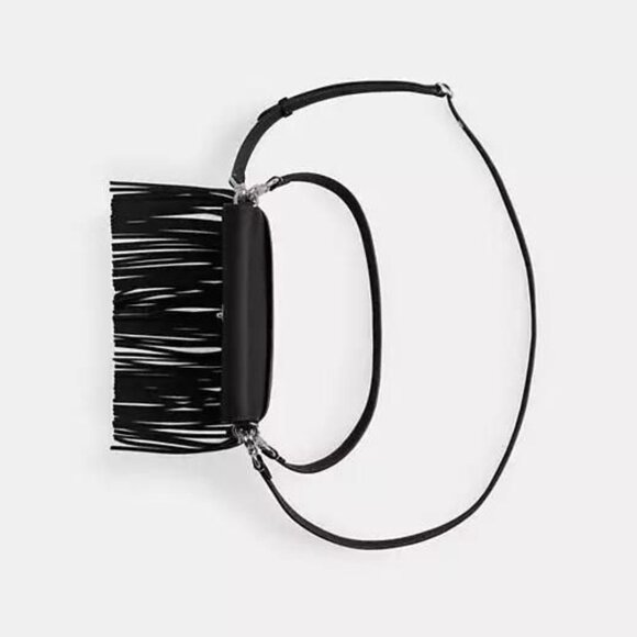 NWT Coach 1964 Fringe Bag Black - Picture 7 of 12
